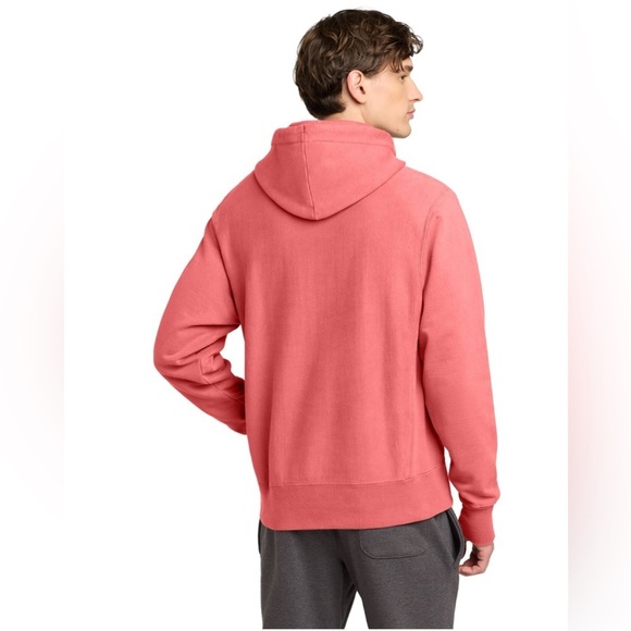 Champion Reverse Weave Garment-Dyed Hooded Sweatshirt Large - Picture 3 of 9